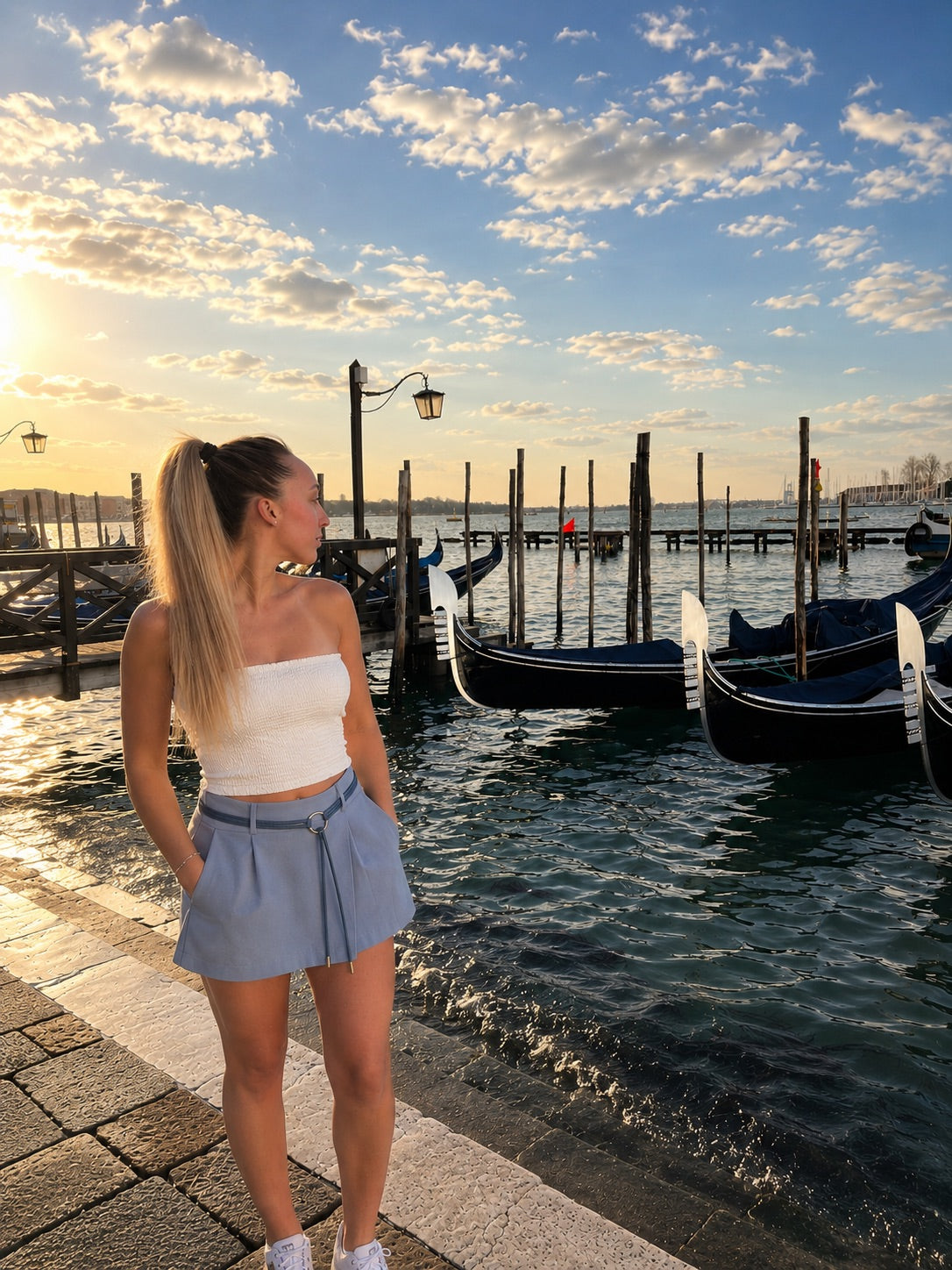 FALDA PANTALÓN PERLA
